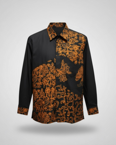 Asymmetry Shirt 02 - Anggrek Sogan