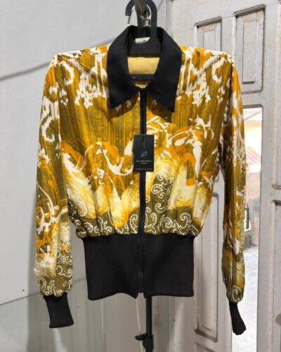 Cropped Jacket Varel - Tenun Kontemporer